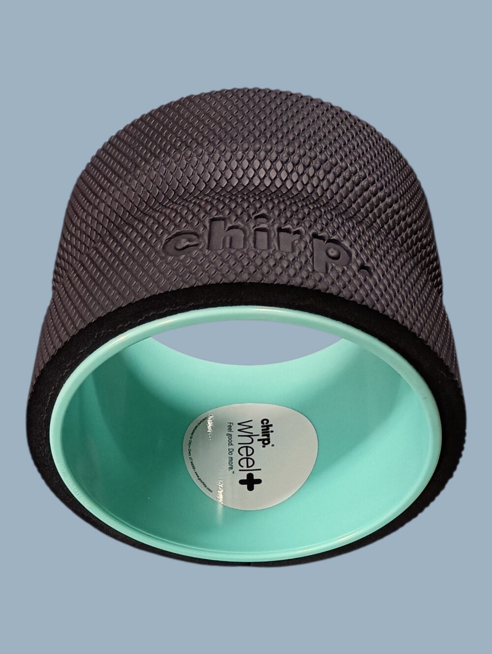 CHIRP Wheel + Plus 6" Deep Tissue Back/Neck Stretch Rolling Exercise Foam Roller